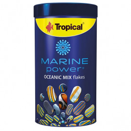 200 Gr Marine Power Oceanic Mix Flakes Deniz Balıkları İçin Krill Ve Spirulina Katkılı Balık Yemi 1000 Ml | Özel Akvaryum Yem