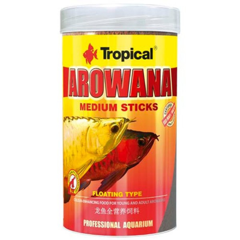 Tropical 300 Gr Arowana M Sticks Genç Arowanalar İçin Renklendirici Yem 250 Mlx | Özel Akvaryum Yem Tropical 300 Gr Arowana M Sticks Genç Arowanalar İçin Renklendirici Yem 250 Mlx | Özel Akvaryum Yem