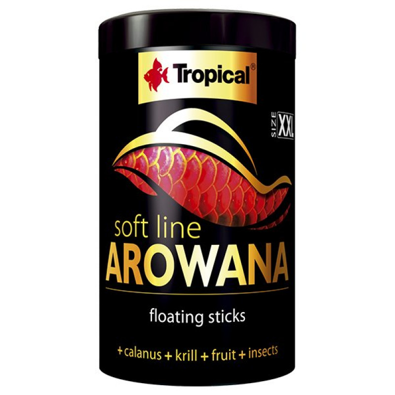 Tropical 320 Gr Softline Arowana XXL Yetişkin Arowanalar İçin Renklendirici Balık Yemi 1000 Ml | Özel Akvaryum Yem Tropical 320 Gr Softline Arowana XXL Yetişkin Arowanalar İçin Renklendirici Balık Yemi 1000 Ml | Özel Akvaryum Yem