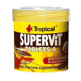 36 Gr Süpervit Tablets A Yapışan Tablet Balık Yemi 50 Ml | Balık Yem Tableti