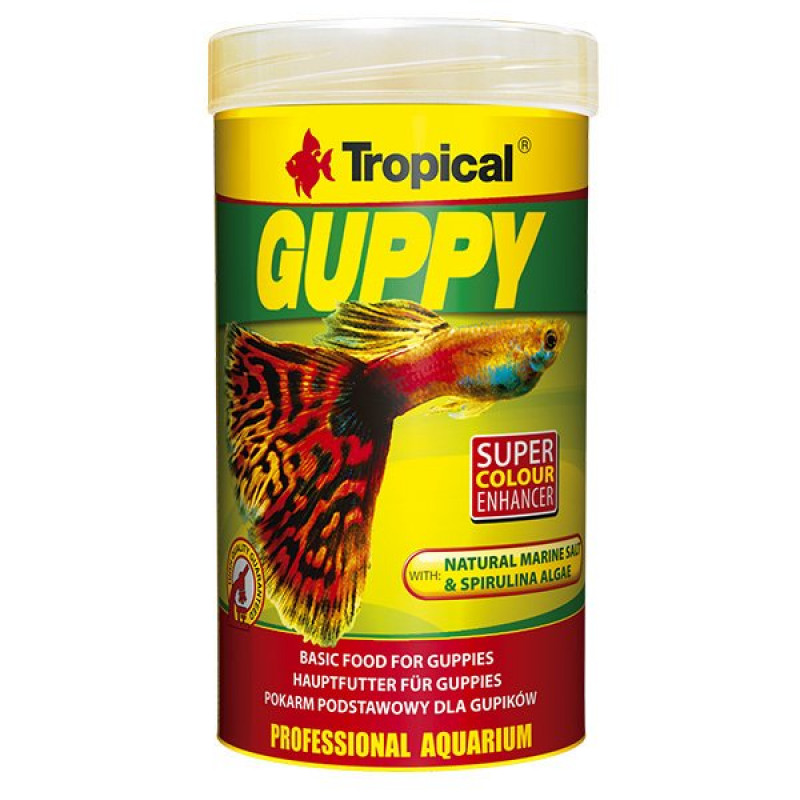 Tropical 50 Gr Guppy Lepistes Balıkları İçin Pul Balık Yemi 250 Ml | Özel Akvaryum Yem Tropical 50 Gr Guppy Lepistes Balıkları İçin Pul Balık Yemi 250 Ml | Özel Akvaryum Yem