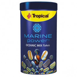 50 Gr Marine Power Oceanic Mix Flakes Deniz Balıkları İçin Krill Ve Spirulina Katkılı Balık Yemi 250 Ml | Özel Akvaryum Yem