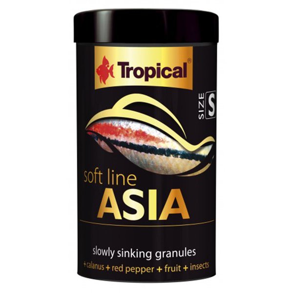 Tropical 50 Gr Softline Asia S Asya Kökenli Balıklar İçin Renklendirici Balık Yemi 100 Ml | Özel Akvaryum Yem