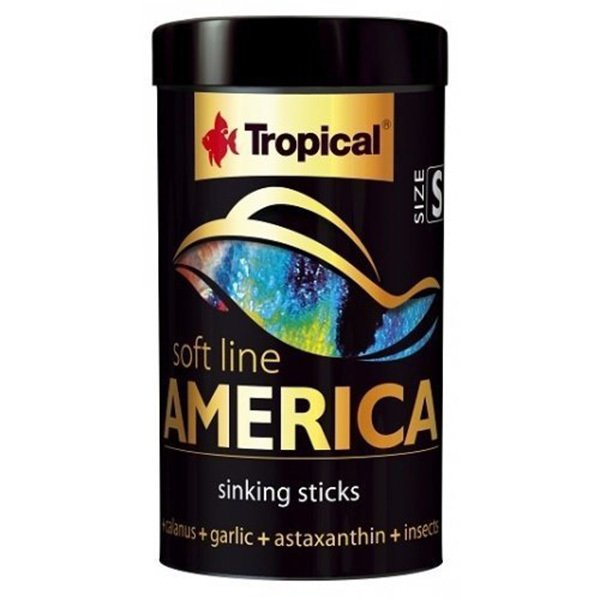 Tropical 56 Gr Softline America S Kuzey Ve Güney Amerika Balıkları İçin Yumuşak Taneli Balık Yemi 100 Ml | Özel Akvaryum Yem