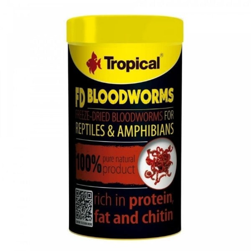 Tropical Fd Bloodworms Kurutulmuş Kan Kurdu 100 Ml 7 Gr | Kaplumbağa Ana Besin Tropical Fd Bloodworms Kurutulmuş Kan Kurdu 100 Ml 7 Gr | Kaplumbağa Ana Besin