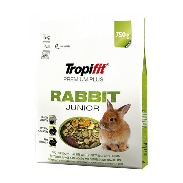 Tropifit 750 Gr Rabbit Junior Premium Plus Yavru | Tavşan Yemi