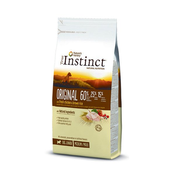 True Instinct  2 Kg Düşük Tahıllı Orta ve Büyük Irk Tavuklu Yavru | Yavru Köpek Kuru Maması