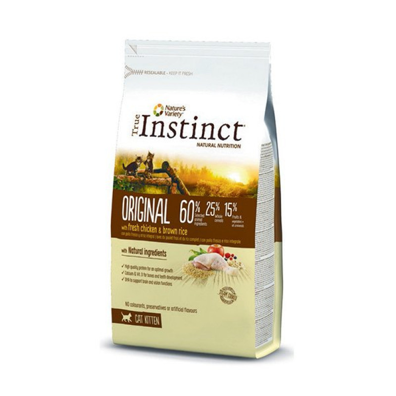 True Instinct 300 Gr Düşük Tahıllı Tavuklu Yavru | Yavru Kedi Kuru Maması True Instinct 300 Gr Düşük Tahıllı Tavuklu Yavru | Yavru Kedi Kuru Maması