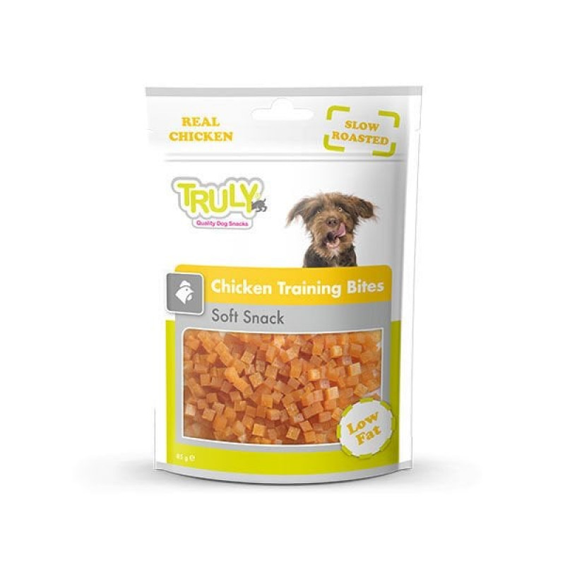 Truly 85 Gr Chicken Training Bites Tavuk | Köpek Atıştırmalık Ödül Maması Truly 85 Gr Chicken Training Bites Tavuk | Köpek Atıştırmalık Ödül Maması