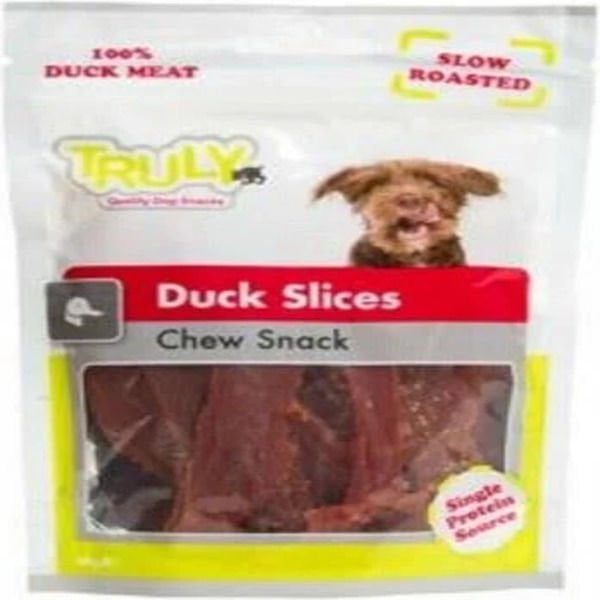 Truly 90 Gr Chew Snack Ördek Dilimleri | Kurutulmuş Köpek Ödül Maması
