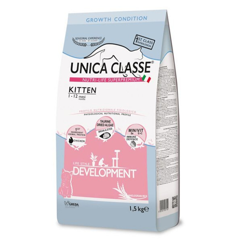 Unica Classe 1.5 Kg Kitten Development Tavuklu Yavru | Yavru Kedi Kuru Maması Unica Classe 1.5 Kg Kitten Development Tavuklu Yavru | Yavru Kedi Kuru Maması
