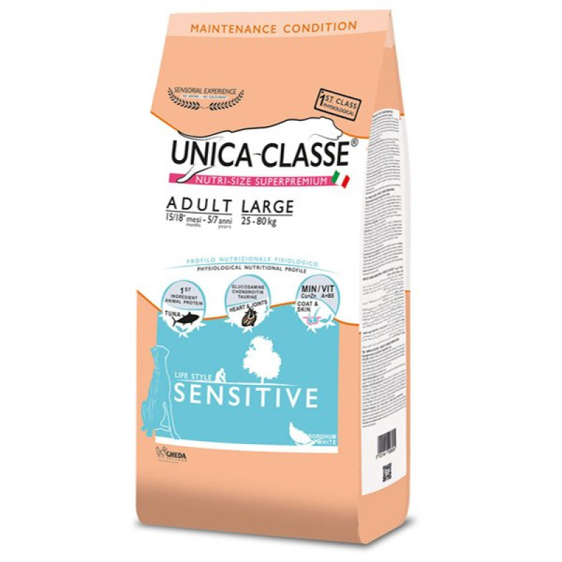 Unica Classe 12 Kg Adult Sensitive Ton Balıklı Büyük Irk Yetişkin | Yetişkin Köpek Kuru Maması Unica Classe 12 Kg Adult Sensitive Ton Balıklı Büyük Irk Yetişkin | Yetişkin Köpek Kuru Maması