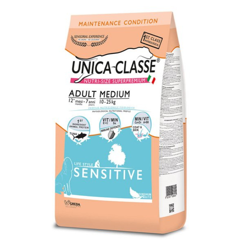 Unica Classe 12 Kg Adult Sensitive Ton Balıklı Orta Irk Yetişkin | Yetişkin Köpek Kuru Maması Unica Classe 12 Kg Adult Sensitive Ton Balıklı Orta Irk Yetişkin | Yetişkin Köpek Kuru Maması