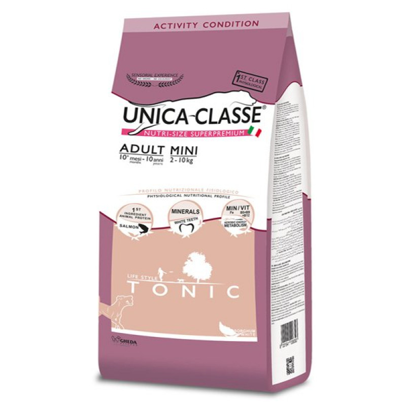 Unica Classe 2 Kg Adult Mini Tonic Somonlu Küçük Irk Yetişkin | Yetişkin Köpek Kuru Maması Unica Classe 2 Kg Adult Mini Tonic Somonlu Küçük Irk Yetişkin | Yetişkin Köpek Kuru Maması