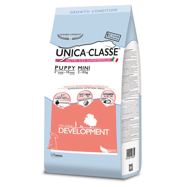 Unica Classe 2 Kg Puppy Mini Development Tavuklu Küçük Irk Yavru | Yavru Köpek Kuru Maması