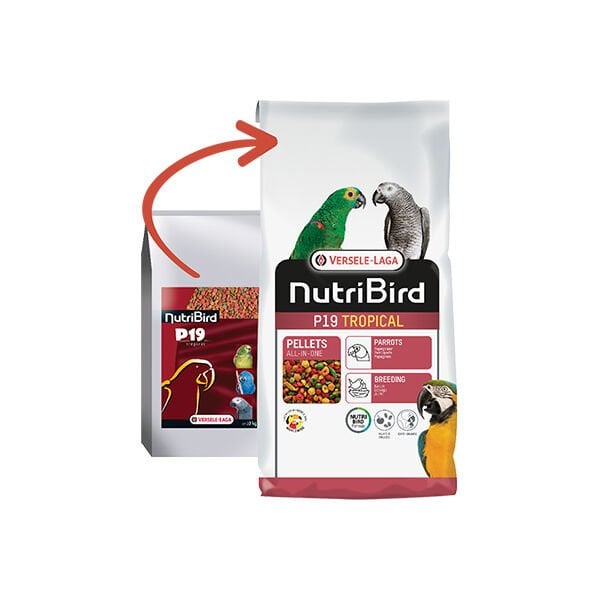 Versele Laga 10 Kg Nutribird C19 Pellet Karışık Papağan | Kuş Yemi