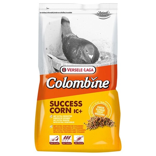 Versele Laga 3 Kg Colombine Success Corn IC+ Pelet Güvercin | Kuş Yemi