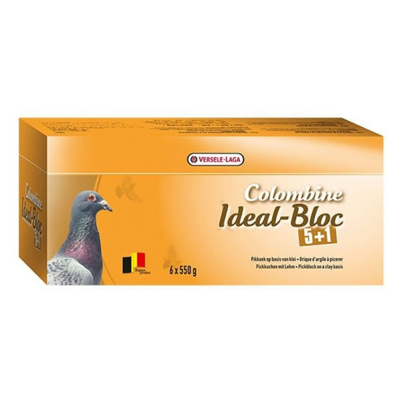 Versele Laga 5+1 Colombine Ideal Block Güvercin Minerali 550 Gr | Kuş İlacı Versele Laga 5+1 Colombine Ideal Block Güvercin Minerali 550 Gr | Kuş İlacı