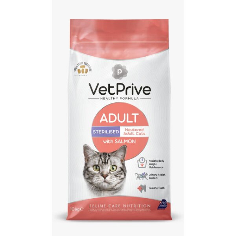Vet Prive 1,5 Kg Sterilised Somon | Somonlu Kedi Kuru Maması
