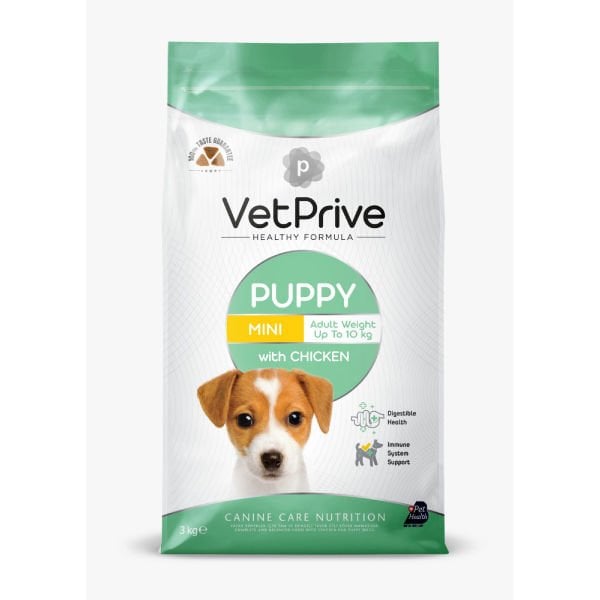 Vet Prive 3 Kg Puppy Mini Tavuk | Yavru Köpek Kuru Maması