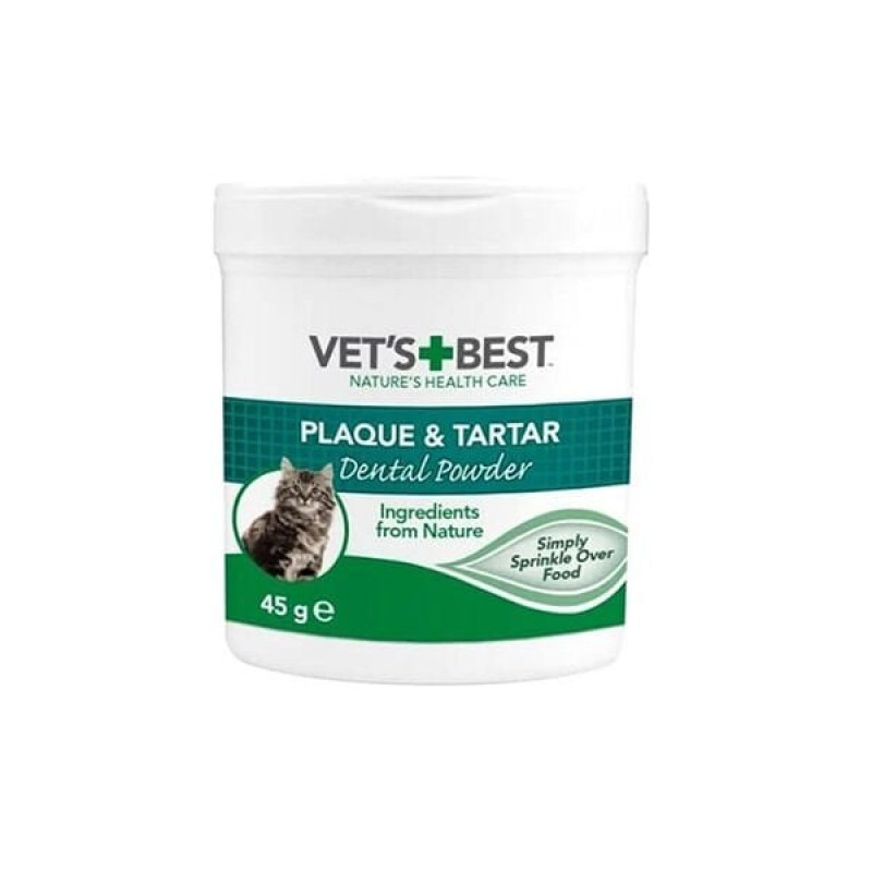 Vet's Best 45 Gr Plak ve Tartar Temizleyen Ağız Bakım Tozu | Kedi Ağız Bakım Ürünü Vet's Best 45 Gr Plak ve Tartar Temizleyen Ağız Bakım Tozu | Kedi Ağız Bakım Ürünü