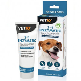 MC 70 Gr VetIQ 2in1 Enzymatic Diş Macunu ve Diş Fırçası Seti | Köpek Ağız Ve Diş Bakım Ürünü MC 70 Gr VetIQ 2in1 Enzymatic Diş Macunu ve Diş Fırçası Seti | Köpek Ağız Ve Diş Bakım Ürünü