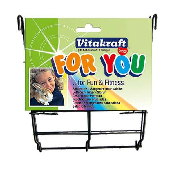 Vitakraft 10x20x20 Cm Kemirgen Salata Askısı | Tavşan Yemliği Ve Suluğu