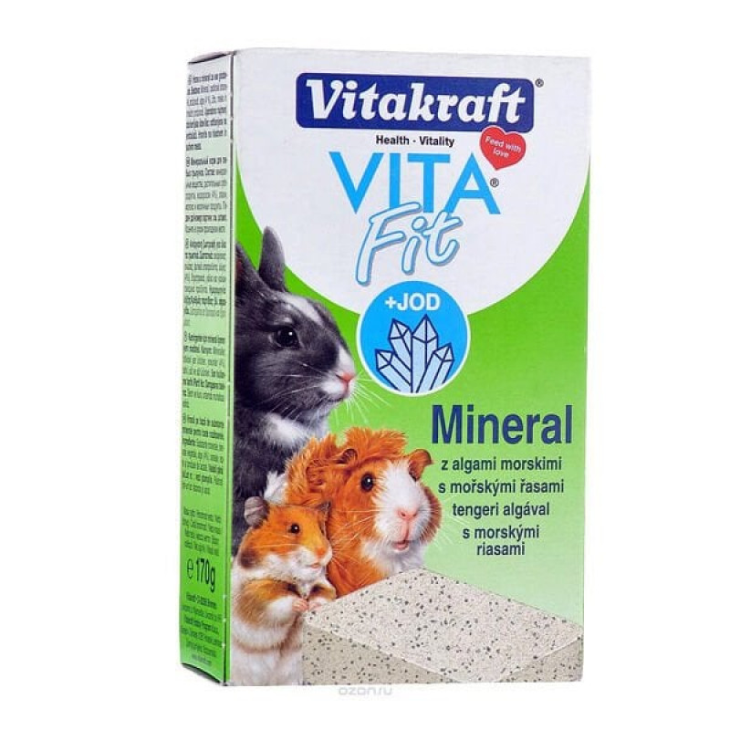 Vitakraft 170 Gr Mineral Yalama Taşı Deniz Yosunu ve İyot | Tavşan Vitamini Vitakraft 170 Gr Mineral Yalama Taşı Deniz Yosunu ve İyot | Tavşan Vitamini