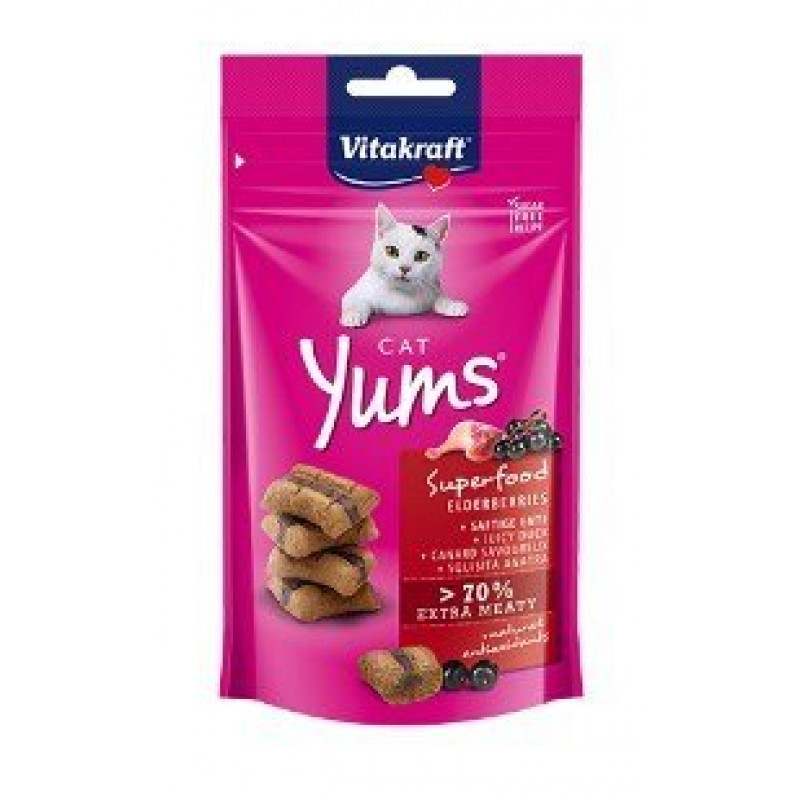 Vitakraft 40 Gr Mürver Ve Ördekli Yumuşak | Kedi Bisküvi Ödül Maması Vitakraft 40 Gr Mürver Ve Ördekli Yumuşak | Kedi Bisküvi Ödül Maması