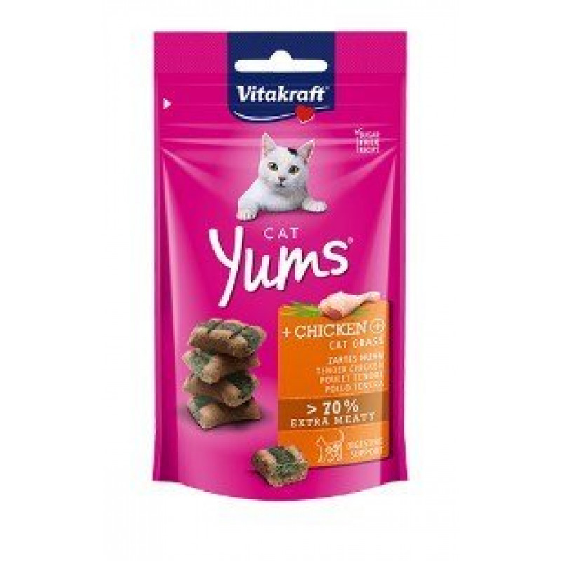 Vitakraft 40 Gr Tavuklu Ve Kedi Otlu Yumuşak Ödül | Kedi Bisküvi Ödül Maması Vitakraft 40 Gr Tavuklu Ve Kedi Otlu Yumuşak Ödül | Kedi Bisküvi Ödül Maması