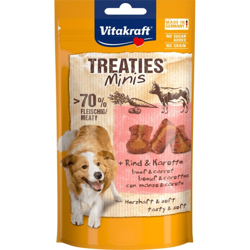 Vitakraft 48 gr Treaties Minis Sığır Eti ve Havuçlu Yumuşak | Köpek Atıştırmalık Ödül Maması Vitakraft 48 gr Treaties Minis Sığır Eti ve Havuçlu Yumuşak | Köpek Atıştırmalık Ödül Maması