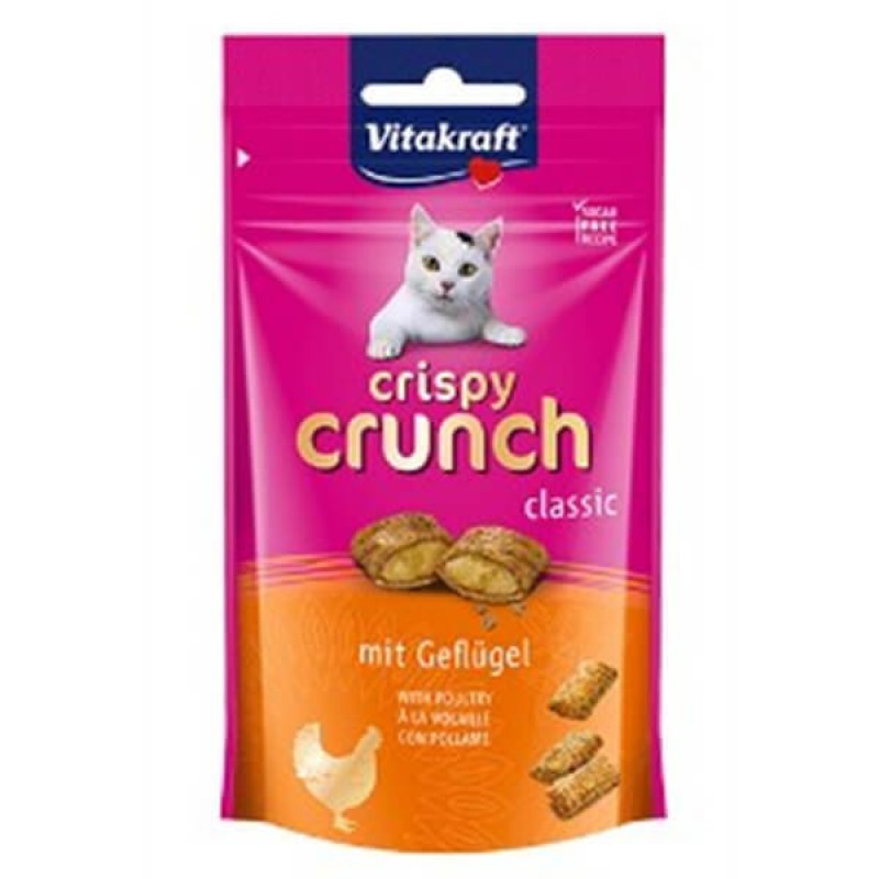 Vitakraft 60 Gr Crispy Crunch Kümes Hayvanlı Ödül | Kedi Bisküvi Ödül Maması Vitakraft 60 Gr Crispy Crunch Kümes Hayvanlı Ödül | Kedi Bisküvi Ödül Maması