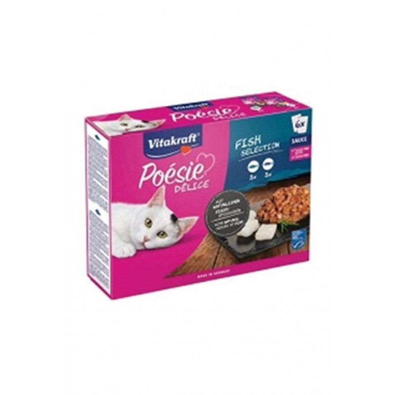 Vitakraft 6x85 Gr Poesie Sos İçerisinde Karışık Etli Yetişkin | Yetişkin Kedi Maması Vitakraft 6x85 Gr Poesie Sos İçerisinde Karışık Etli Yetişkin | Yetişkin Kedi Maması