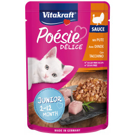 85 Gr Poesie Delice Sos İçerisinde Hindi Etli Yavru | Yavru Kedi Maması 85 Gr Poesie Delice Sos İçerisinde Hindi Etli Yavru | Yavru Kedi Maması