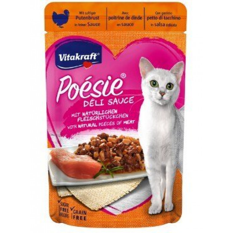 Vitakraft 85 Gr Poesie Hindi Etli Yetişkin | Yetişkin Kedi Maması Vitakraft 85 Gr Poesie Hindi Etli Yetişkin | Yetişkin Kedi Maması