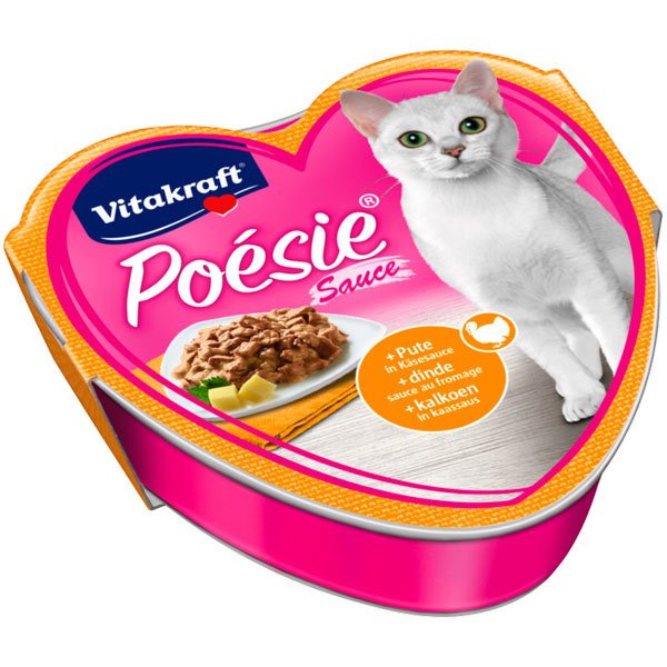 Vitakraft 85 Gr Poesie Peynir Soslu ve Hindili Yetişkin | Yetişkin Kedi Maması
