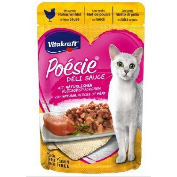 Vitakraft 85 Gr Poesie Tavuklu Yetişkin | Yetişkin Kedi Maması