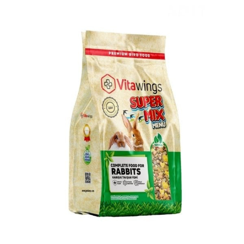 Vitawings Süper Mix 800 Gr Tavşan Yemi 