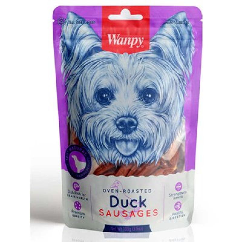 Wanpy 100 Gr Ördek Etli Sosis | Köpek Atıştırmalık Ödül Maması Wanpy 100 Gr Ördek Etli Sosis | Köpek Atıştırmalık Ödül Maması
