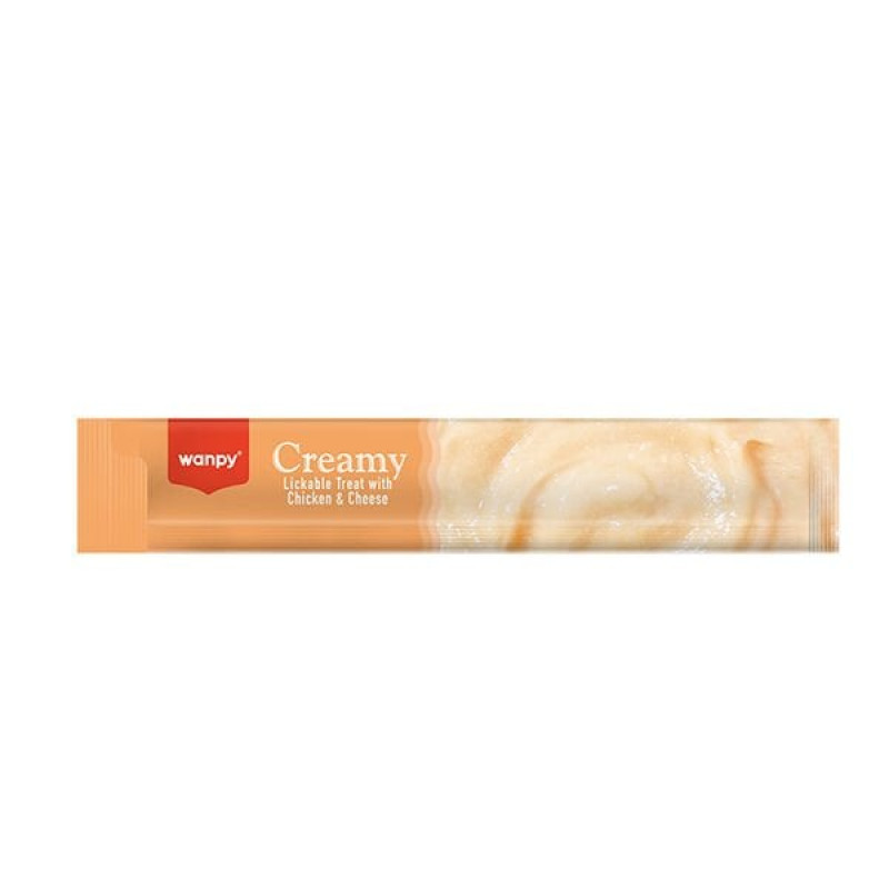 Wanpy 70 Gr Creamy Treat Tavuk ve Peynir | Köpek Atıştırmalık Ödül Maması