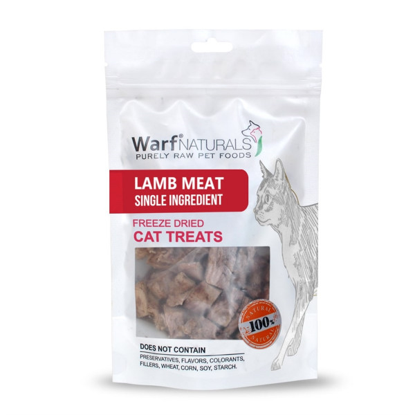 Warf 40 Gr Freeze Dry Kuzu Etli | Kurutulmuş Kedi Ödül Maması