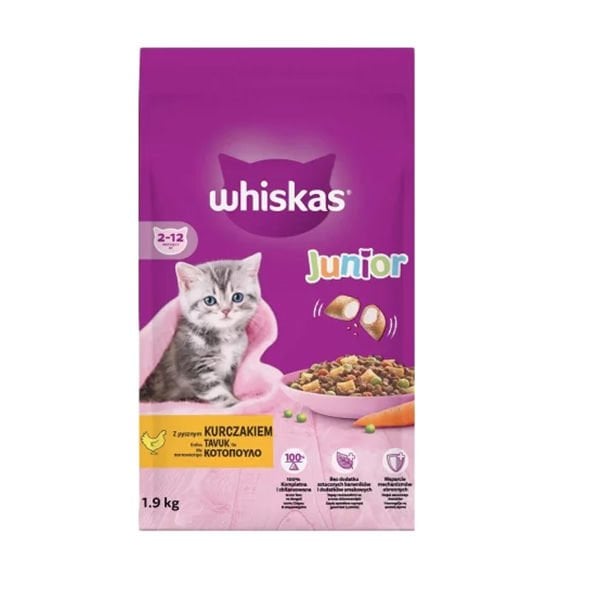 Whiskas 1,9 Kg Junior Tavuk | Yavru Kedi Kuru Maması