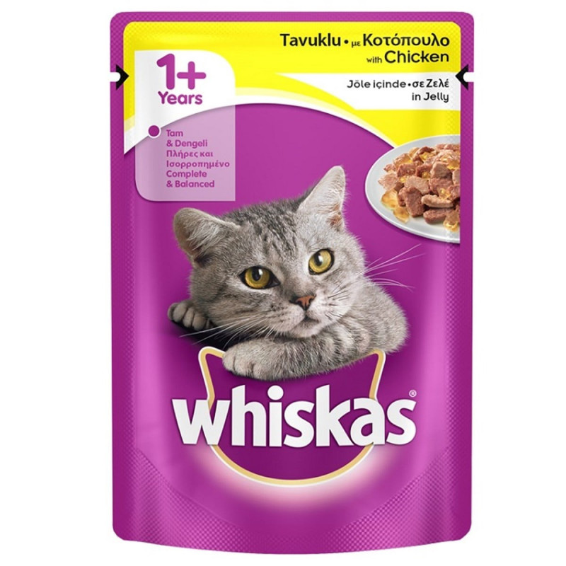 Whiskas 100 Gr Tavuklu Yetişkin Pouch | Yetişkin Kedi Maması Whiskas 100 Gr Tavuklu Yetişkin Pouch | Yetişkin Kedi Maması