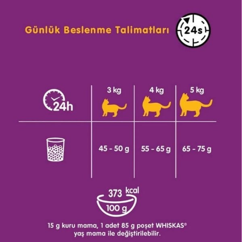 Whiskas 300 Gr Ton Balıklı ve Sebzeli Yetişkin Kedi Maması