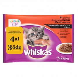 4 Adet Pouch Yavru Karışık Etli Gravy Soslu 100 Gr | Yavru Kedi Maması 4 Adet Pouch Yavru Karışık Etli Gravy Soslu 100 Gr | Yavru Kedi Maması