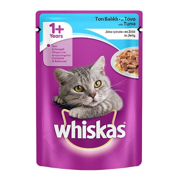 Whiskas 6 Adet Ton Balıklı Yetişkin Pouch 100 Gr | Yetişkin Kedi Maması