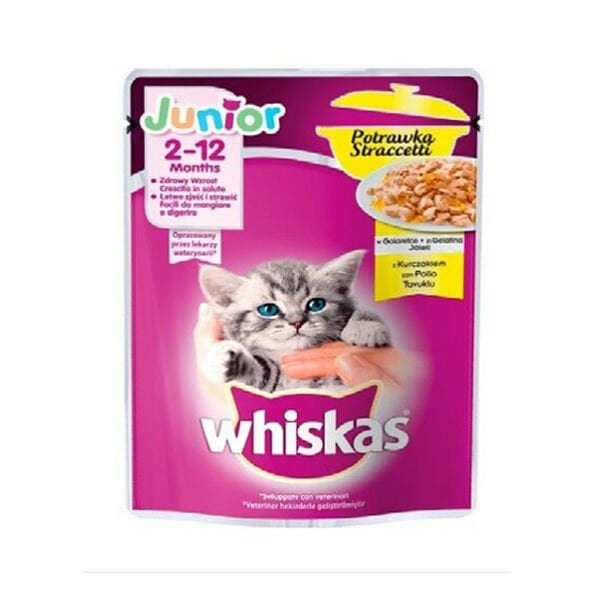 Whiskas 85 Gr Junior Tavuk | Yavru Kedi Maması