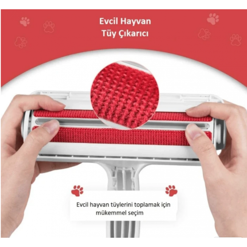 Wondi 8X19X20 Cm Hazneli Tüy Toplama Rulosu | Köpek Tüy Toplayıcı