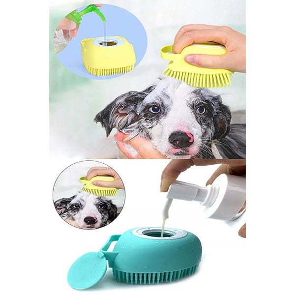 Wondi Şampuan Hazneli Yıkama Kesesi | Köpek Şampuanı