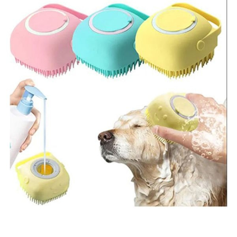 Wondi Şampuan Hazneli Yıkama Kesesi | Köpek Şampuanı